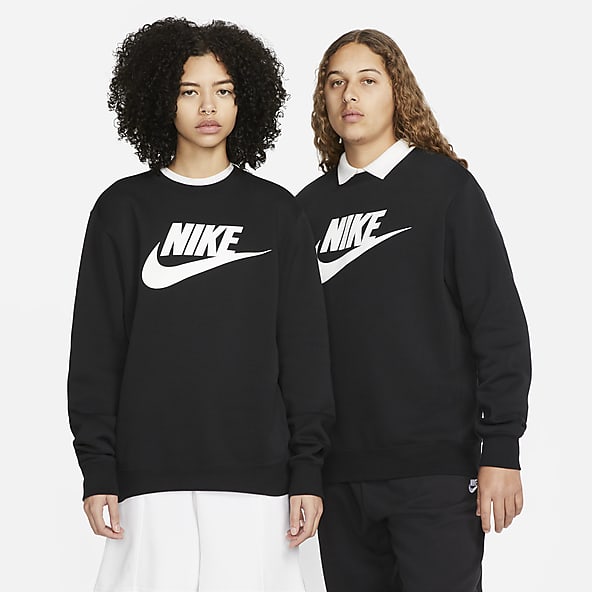 Sudadera nike negra y blanca outlet